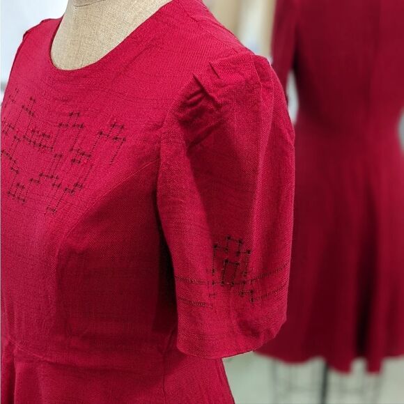 Vintage Cranberry Fit & Flare - Picture 5 of 7